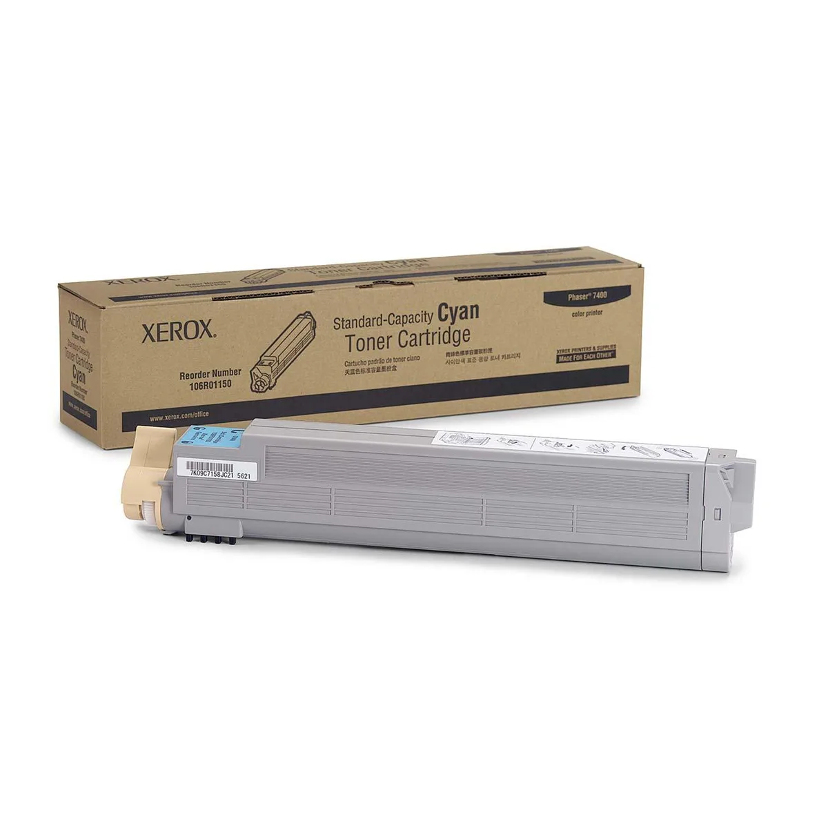 XEROX Xerox 106R01150 Cyan Toner Cartridge 9000 Pages — product photo