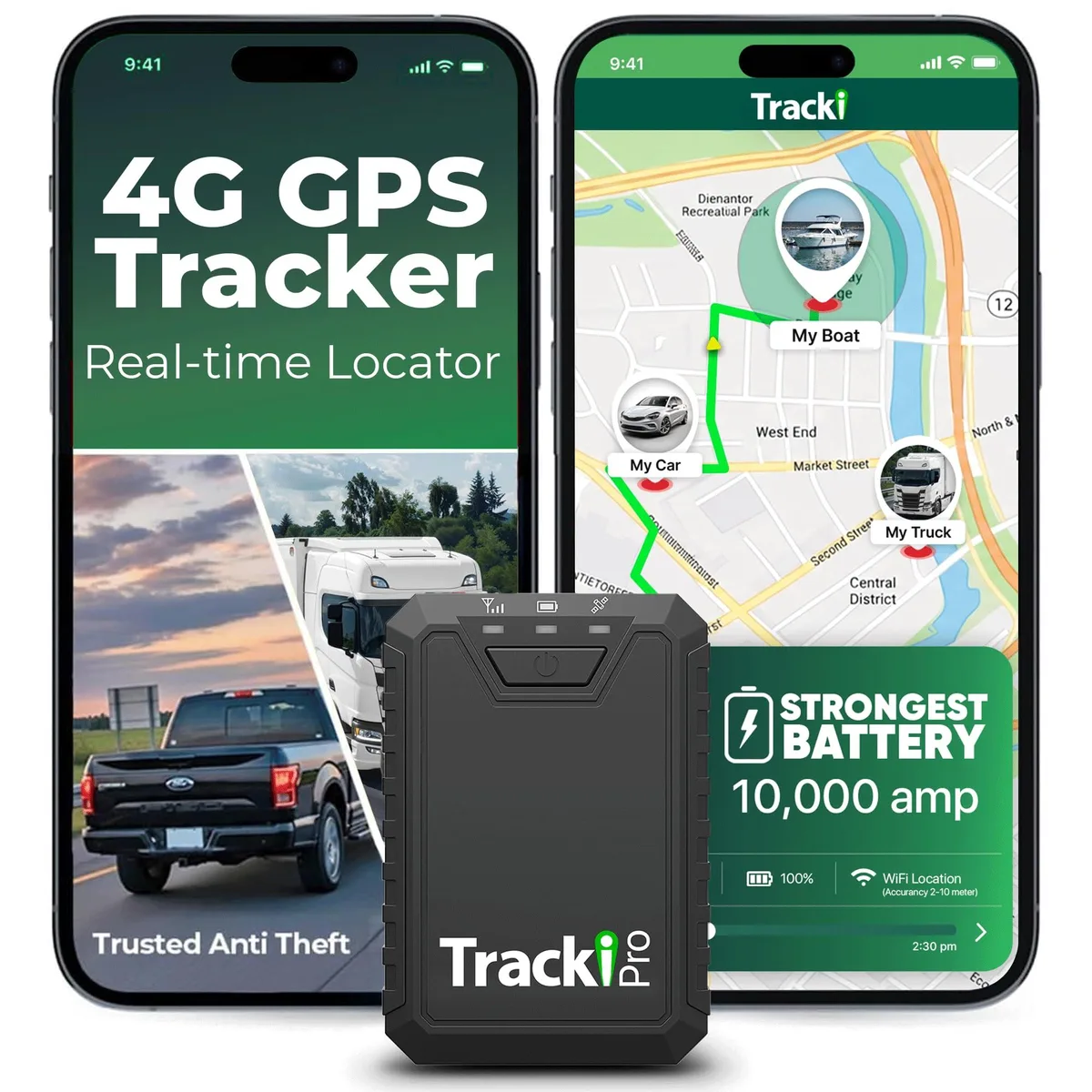  GARMIN Tracki Pro GPS Accessory 10000mAh 185 Countries 3.54x2.48x1.46in — product photo