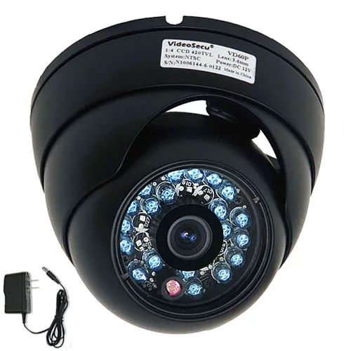 VideoSecu VideoSecu VD6HB-N1 CCTV Camera 600TVL 3.6mm 65ft IR — product photo