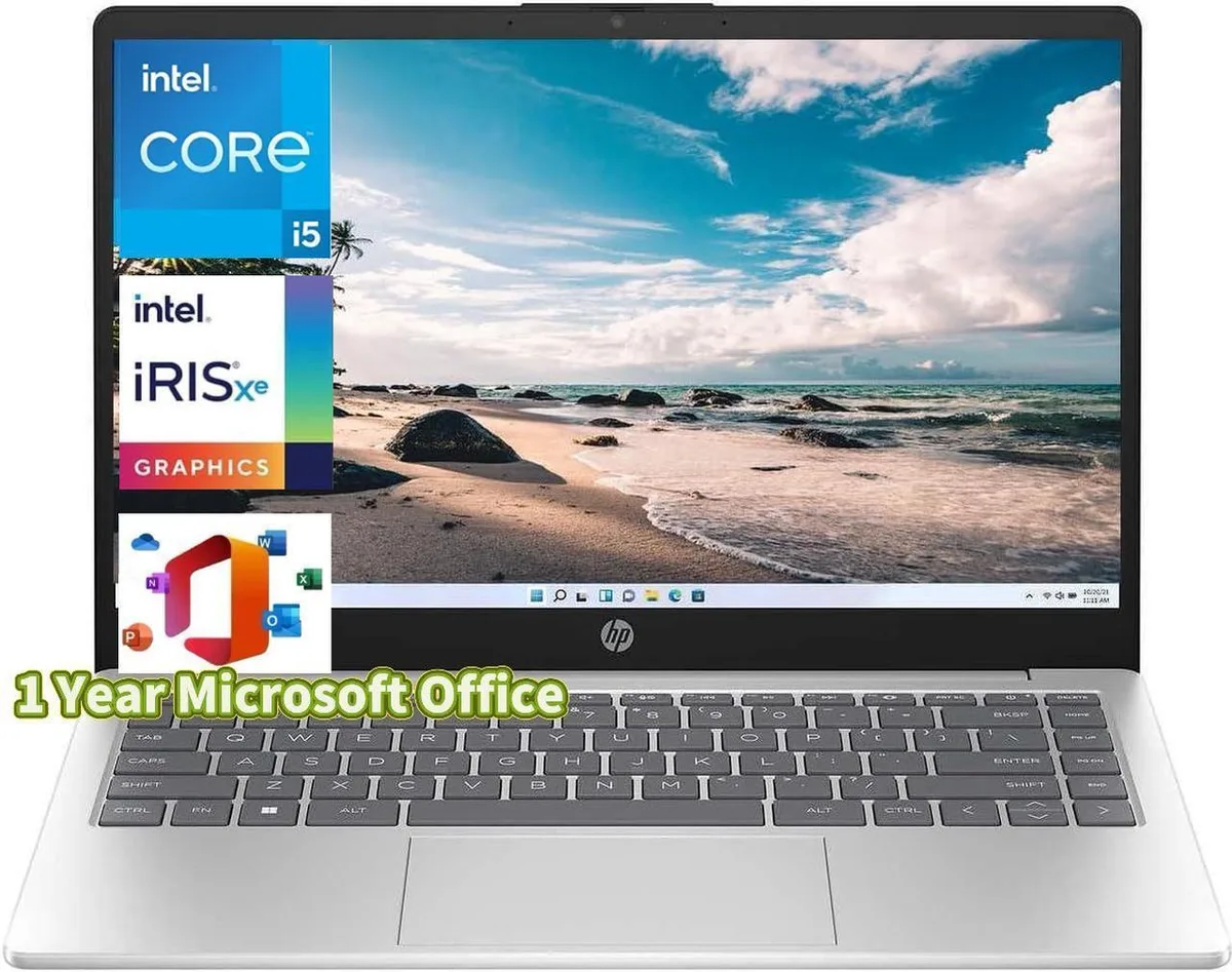 HP HP 17 Laptop 17.3" FHD Core i5-1335U 32 GB 512 GB SSD Silver — product photo