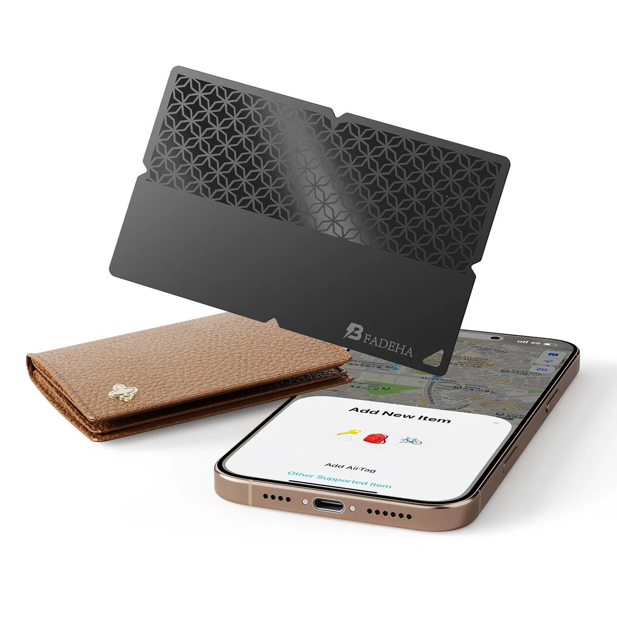 Viator Gear B001 Wallet Tracker Card 2.5mm IP68 100dB MFi iOS — product photo