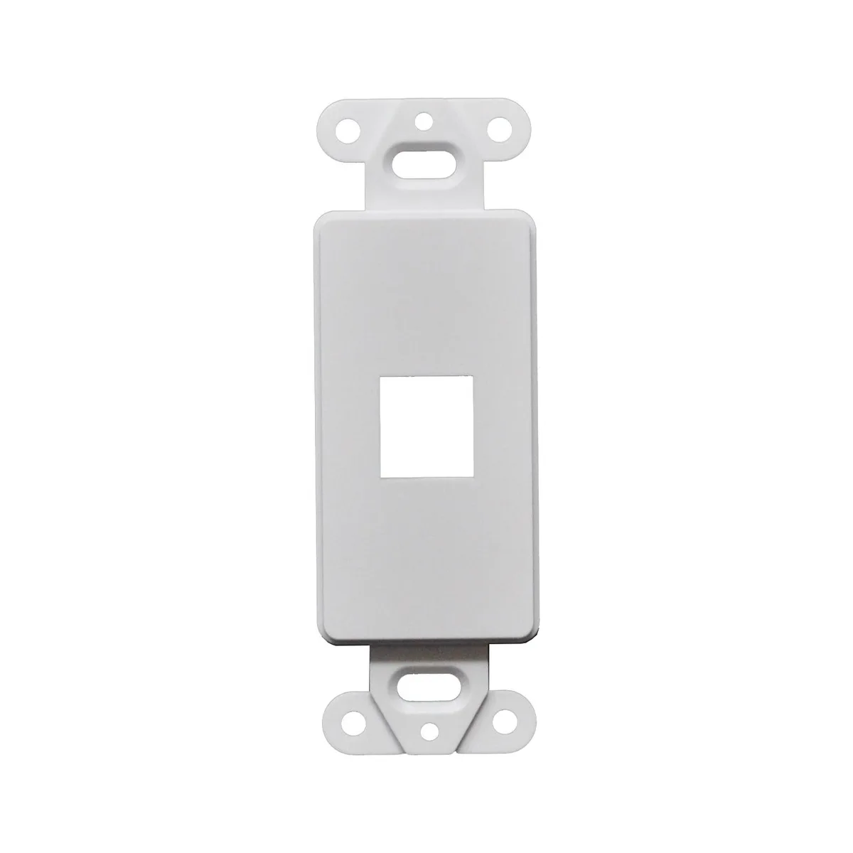Logico Logico 1-Port Keystone Wall Plate White 10pcs — product photo