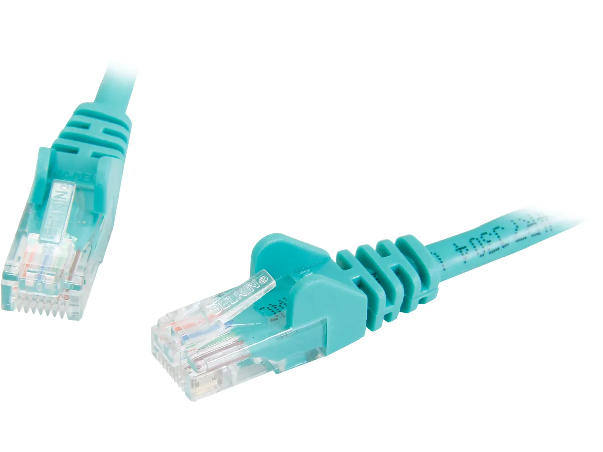 Belkin Belkin A3L791B07-GRN-S 7 ft network ethernet cable Cat5e RJ45 male to male green — product photo