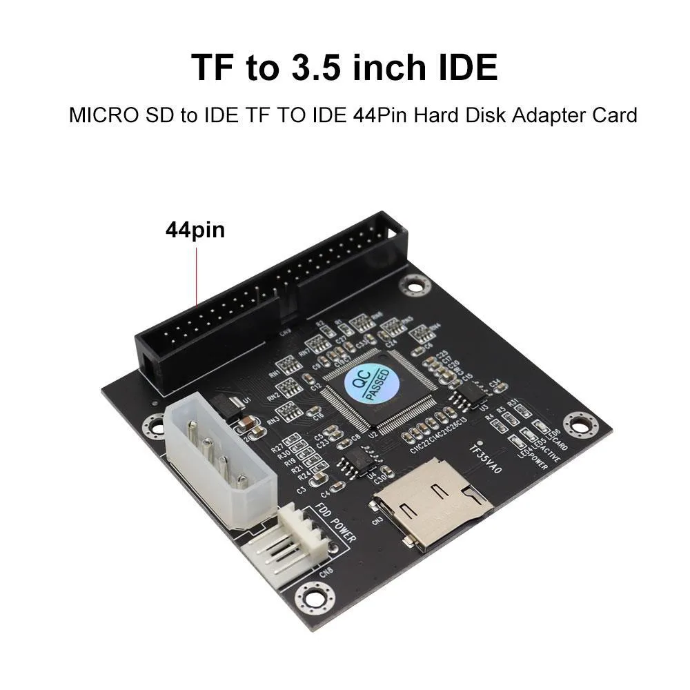Ruth's sister Ruth's sister 44Pin Micro SD to IDE Adapter Card internal power cable — product photo