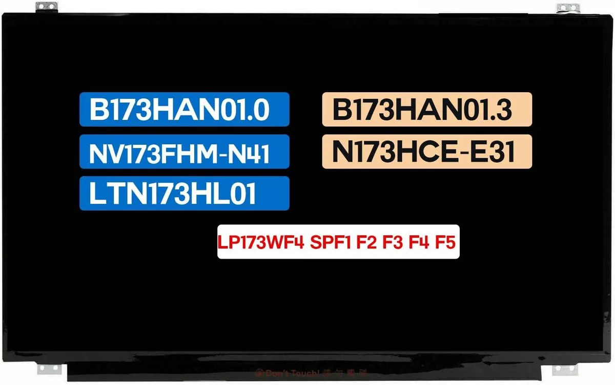 NUOLAISUN NUOLAISUN 17.3" FHD 1920x1080 60Hz 30-pin LCD laptop screen — product photo