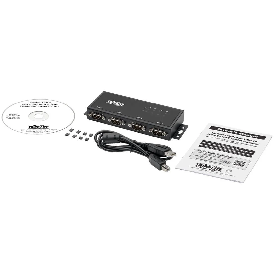 Tripp Lite Tripp Lite U208-004-IND USB converter 4 port RS422/485 — product photo