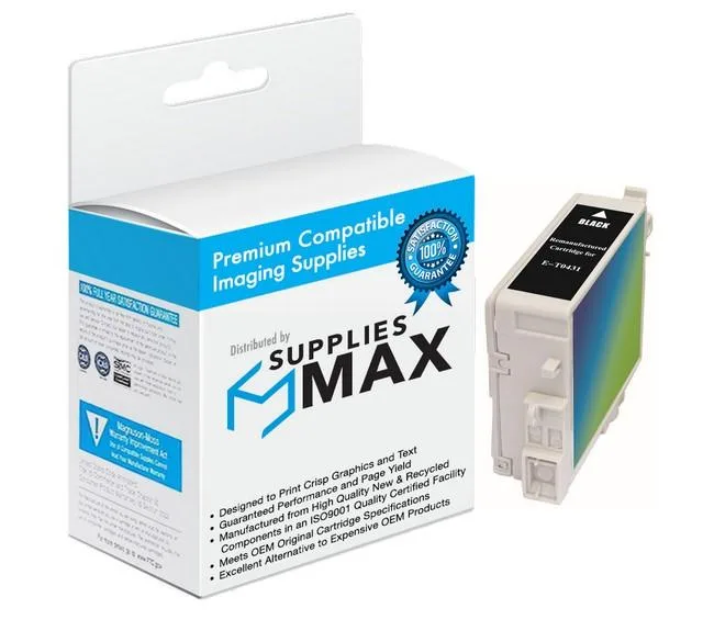 SuppliesMax SuppliesMax T043120 Black High Yield Inkjet Cartridge 950 Pages — product photo