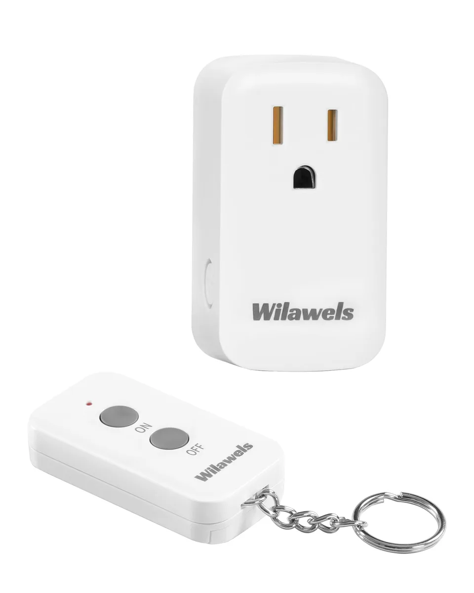 WILAWELS W02RC1106 remote control outlet 1 remote + 1 outlet white — product photo
