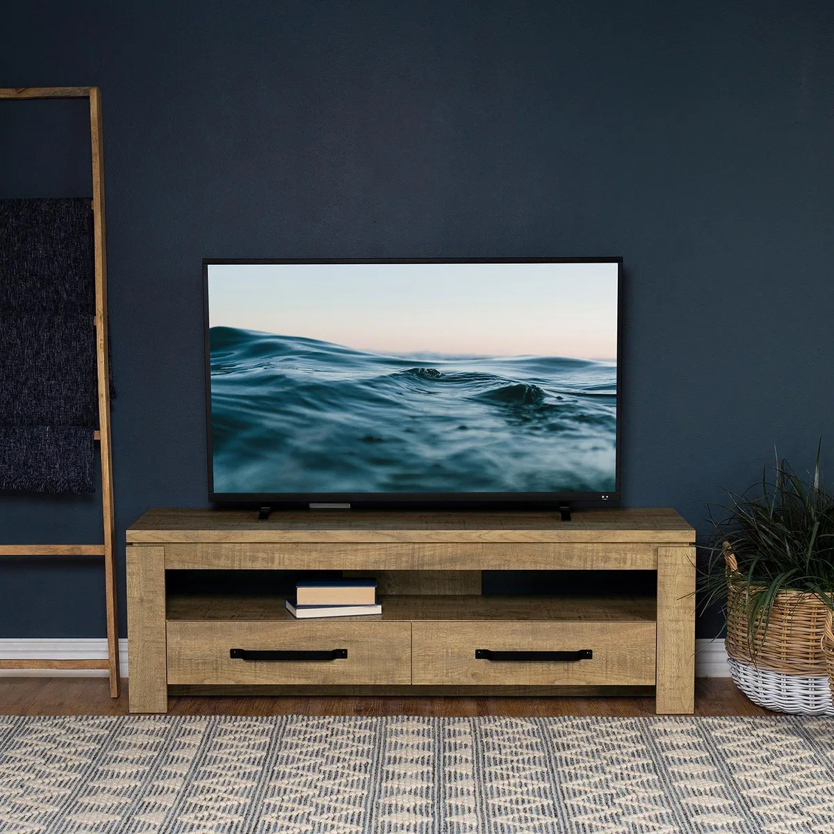 tuphen tuphen Tesoro Mango 2-Drawer TV Stand — product photo