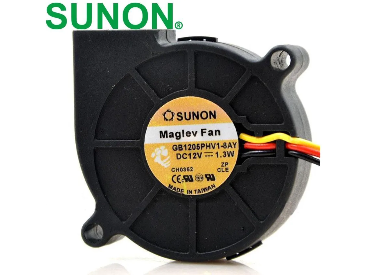 Fans Fans GB1205PHV1-8AY 12V 1.3W 5015 5CM three-line turbo cooling fan — product photo