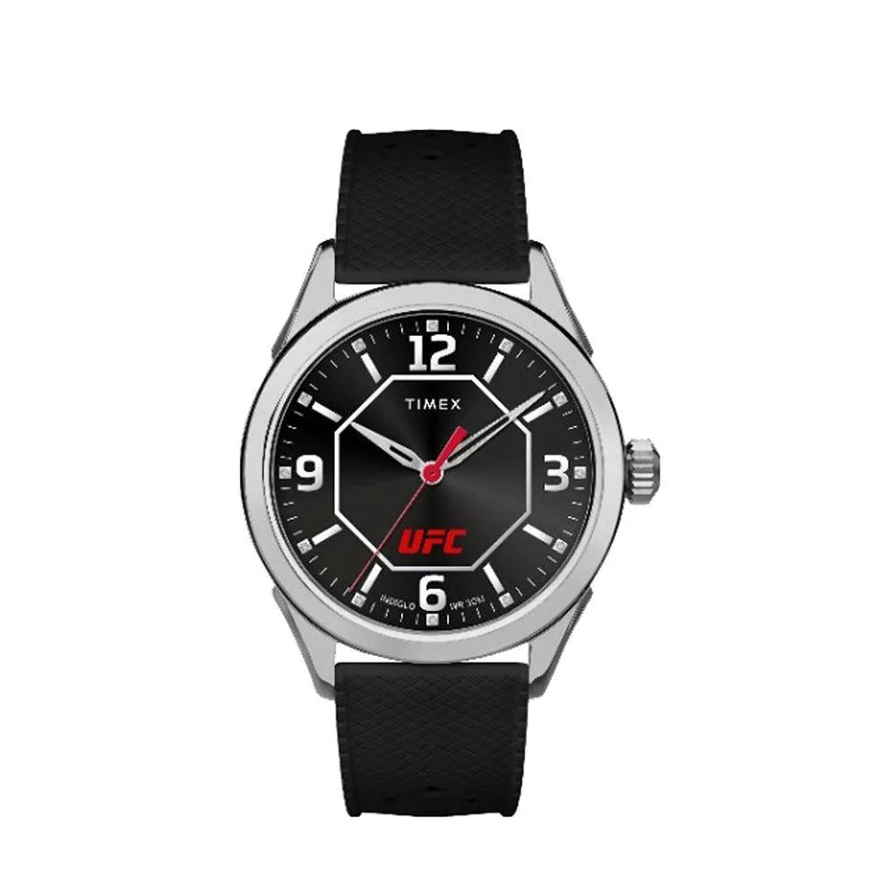TIMEX TIMEX UFC Athena 42mm Watch Black Silicone Strap — product photo