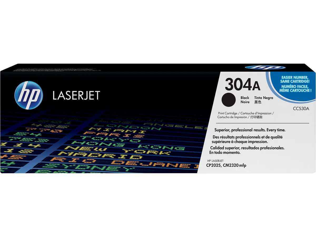 HP HP 304A Black Toner Cartridge CC530A 3500 Pages — product photo