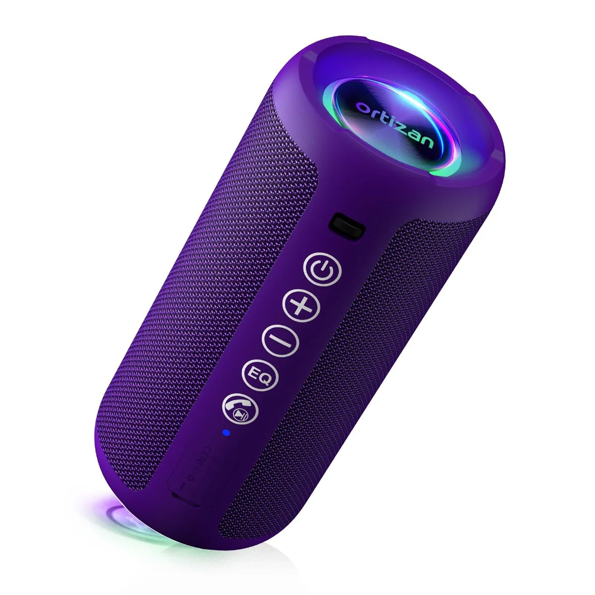  Ortizan X10 Portable Speaker Purple 24W IPX7 30H Bluetooth 5.3 — product photo