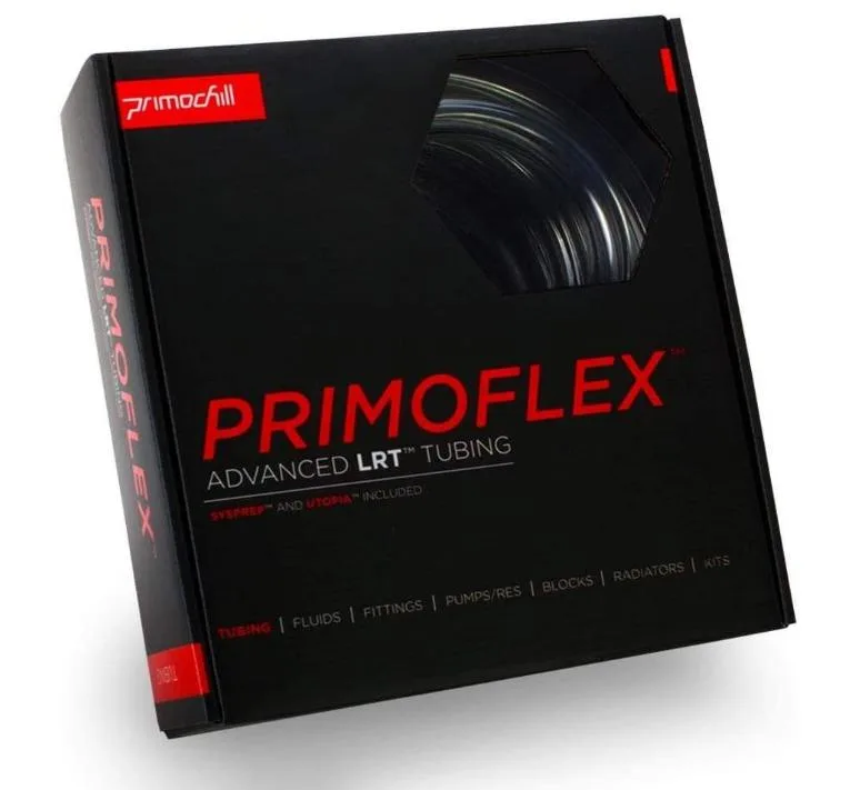PrimoChill PrimoChill PrimoFlex Advanced LRT Soft Flexible Tubing 3/8in ID 5/8in OD 10 feet Crystal Clear — product photo