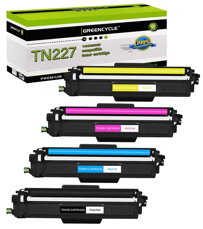 GREENCYCLE GREENCYCLE TN227 4-pack toner cartridge set (3000/2300 pages) — product photo