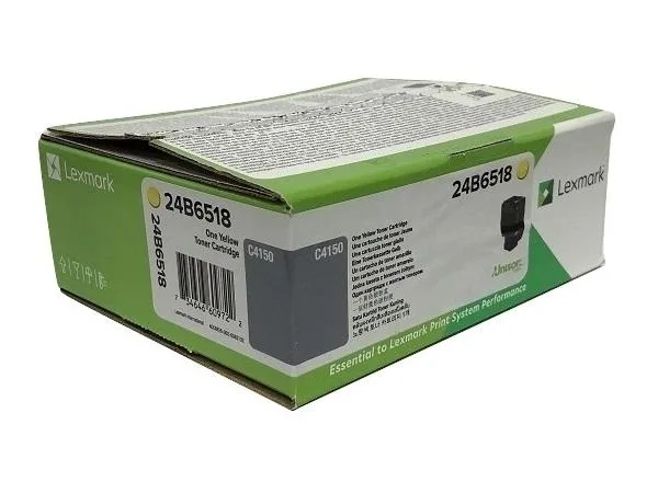Lexmark Lexmark 24B6518 Yellow High Yield Toner Cartridge (10000 Pages) — product photo