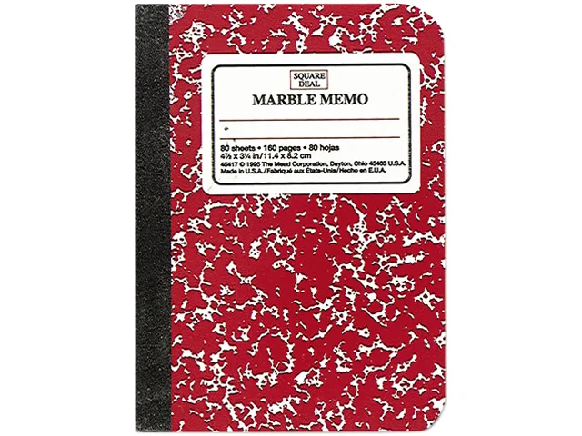 Mead Mead 45417 Square Deal Colored Memo Book 80 Sheets — product photo