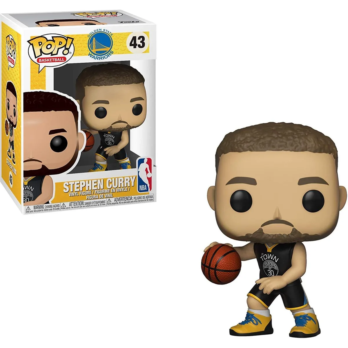 Funko Funko 34449 NBA Golden State Warriors Stephen Curry action figure — product photo