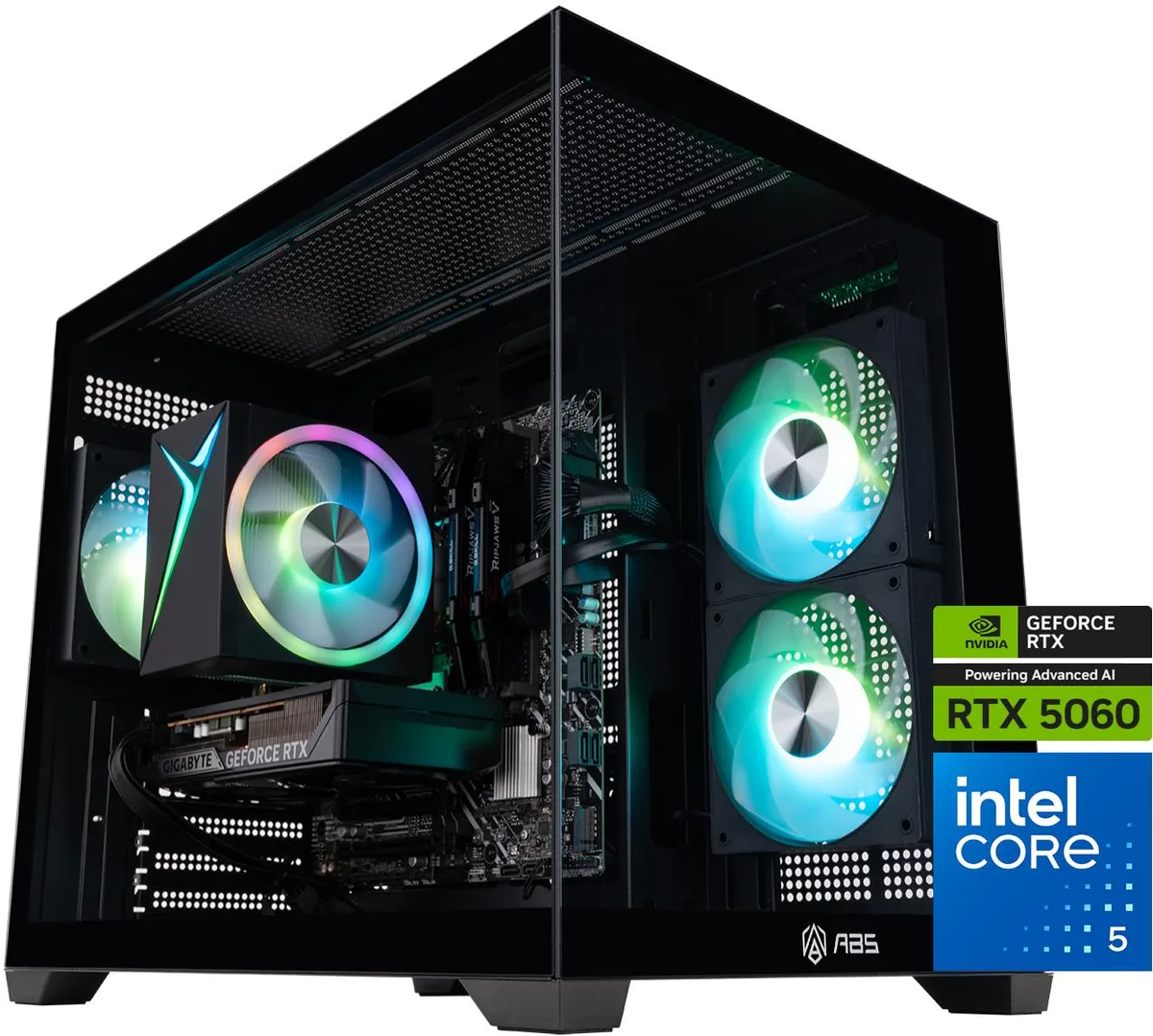 ABS ABS FA120F5060 refurbished gaming PC Intel Core 5 120F RTX 5060 32GB DDR4 1TB NVMe — product photo