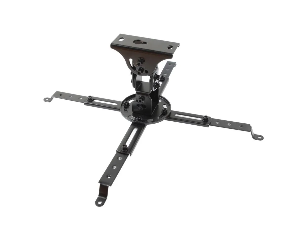 VideoSecu VideoSecu Projector Mount PJ1B-N1 Tilt ±20° Swivel 90° Rotate 45° Black — product photo