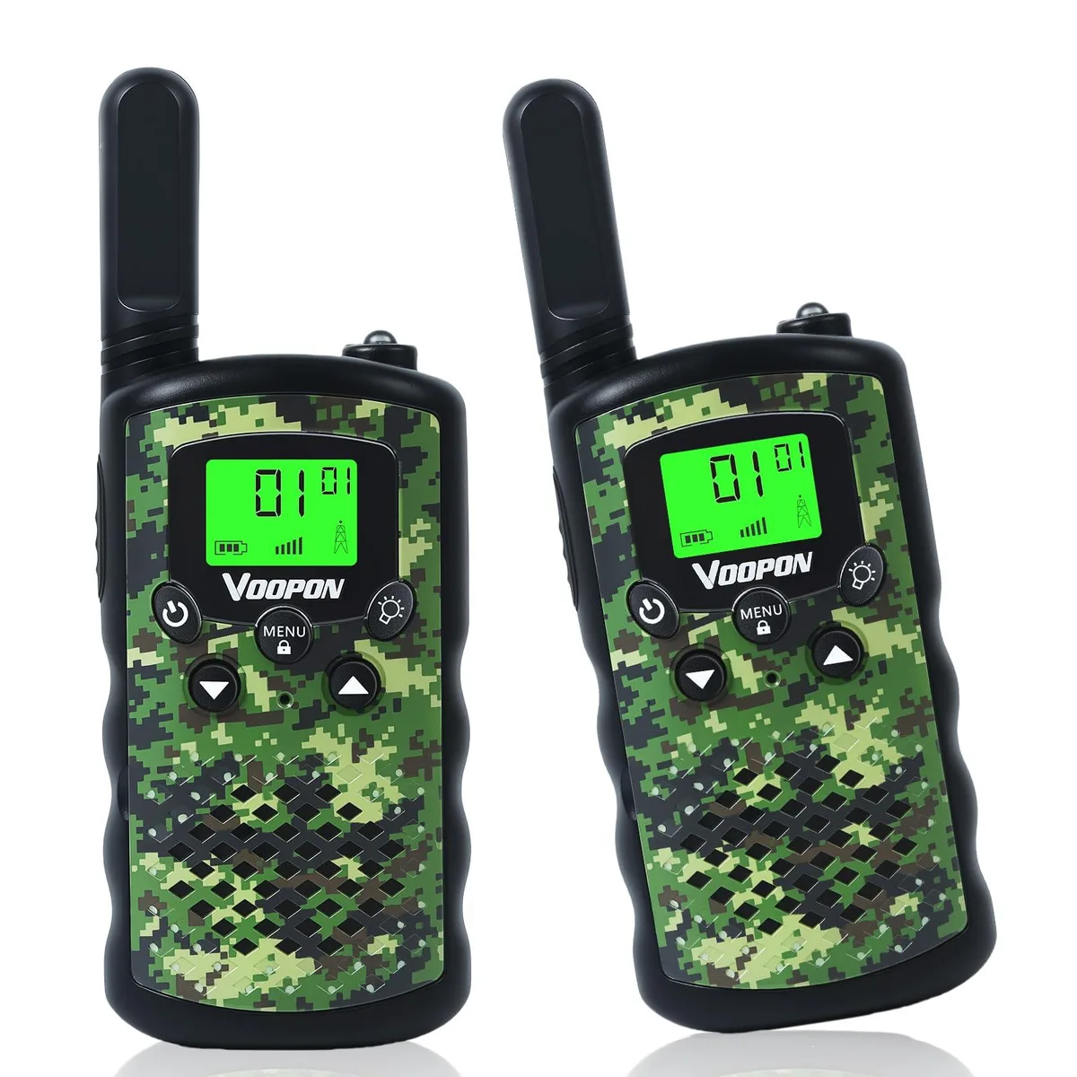 VOOPON UT308 Walkie Talkie 22 Channels Camouflage — product photo