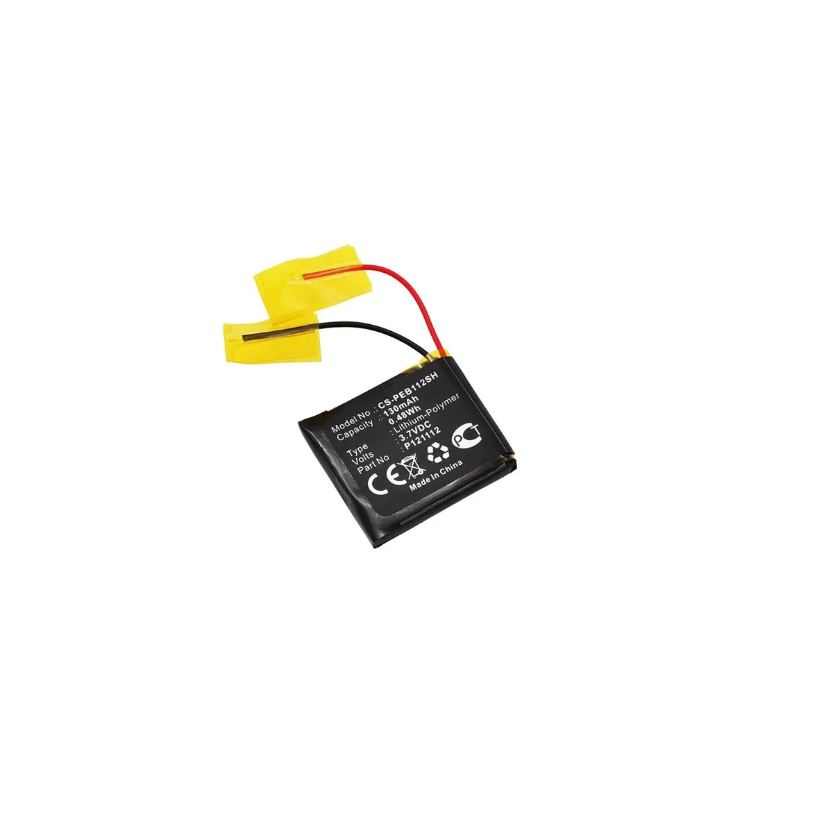 Cameron &amp; Co Cameron &amp; Co DS-CS-PEB112SH Li-Polymer 3.7V 130mAh wearable technology — product photo