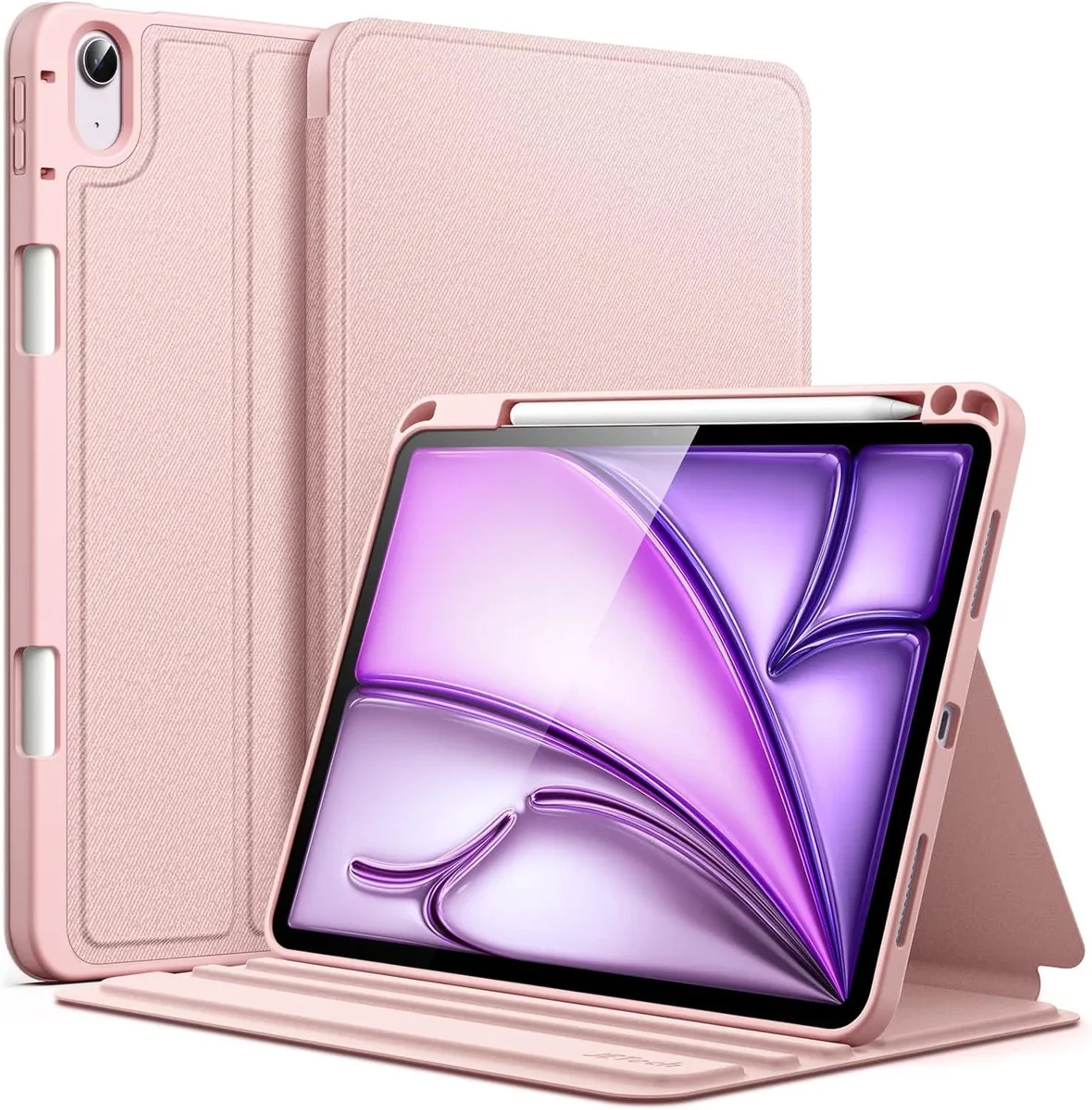 Kootion Kootion iPad Air 11-Inch Case with Pencil Holder (Pink) — product photo