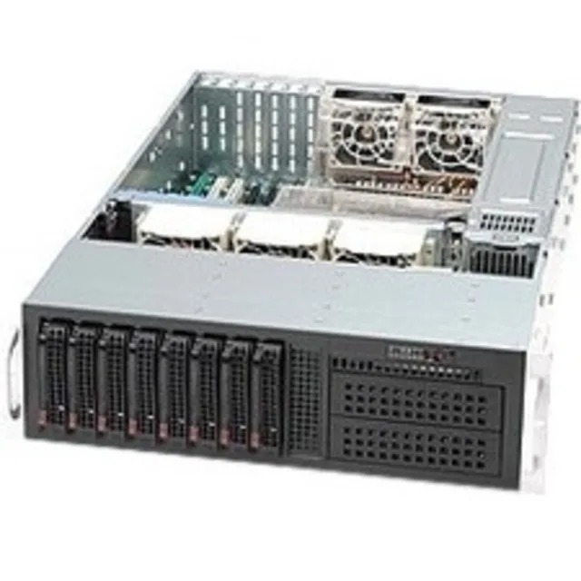 Supermicro Supermicro CSE835TQCR802B 835TQC-R802B 3U server chassis 800W — product photo