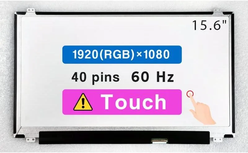NUOLAISUN NUOLAISUN 15.6" laptop screen 1920x1080 40 pin touch for Dell Inspiron 5558 5559 — product photo