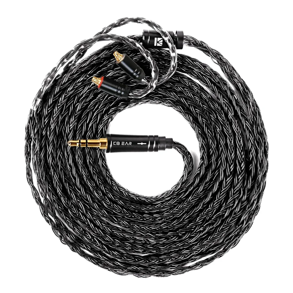 Brainwavz Brainwavz KBEAR ST24 Plus 16 Core MMCX IEM Cable 2m 3.5mm — product photo