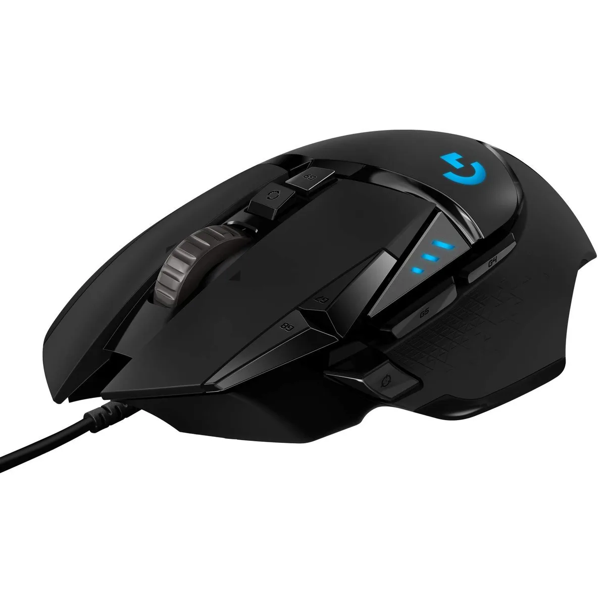  Logitech G502 HERO Wired Gaming Mouse 25600 DPI 11 Buttons Adjustable Weights Black — product photo