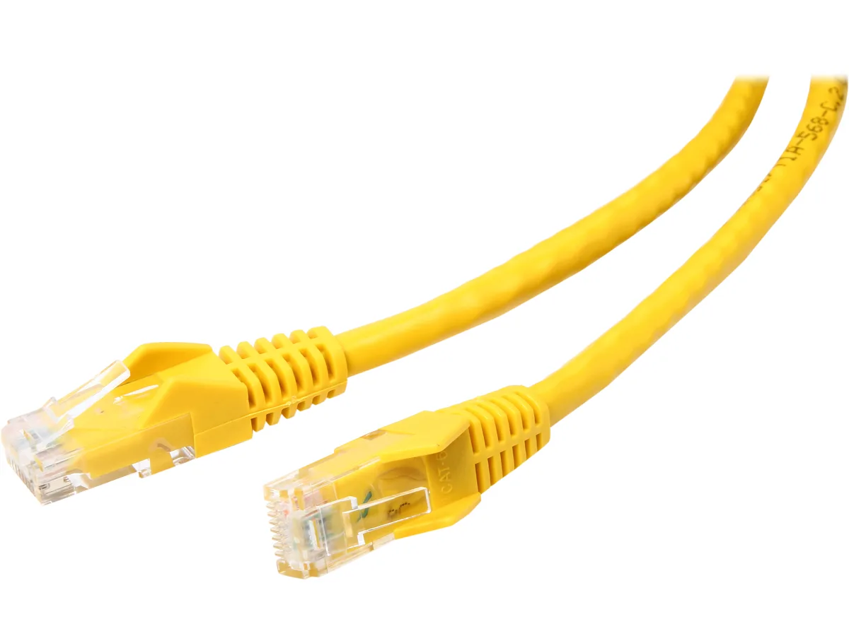Tripp Lite Tripp Lite N201-010-YW 10 ft Cat6 network ethernet cable Yellow — product photo