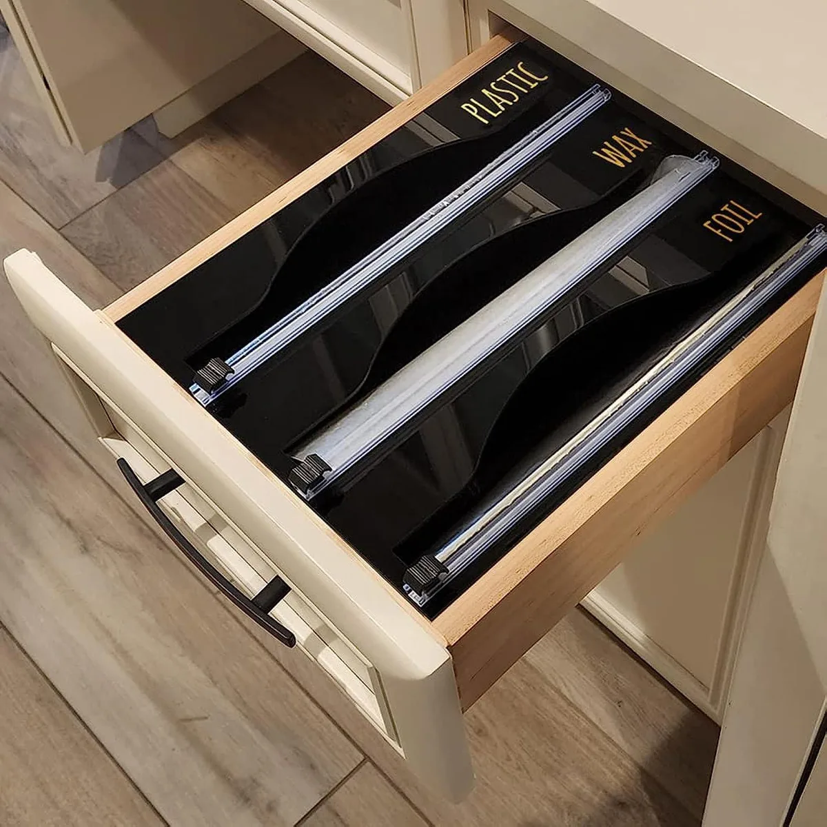 OnDisplay OnDisplay Luxe Acrylic 3-in-1 Dispenser Black — product photo