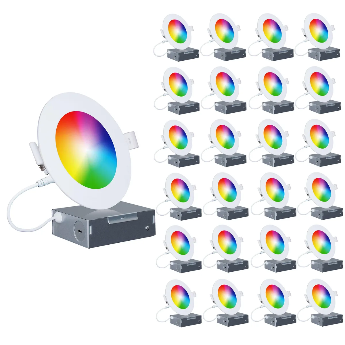 Infibrite Infibrite IB-001-1-9W-WH-24PK 4" LED recessed lighting 24 pack — product photo