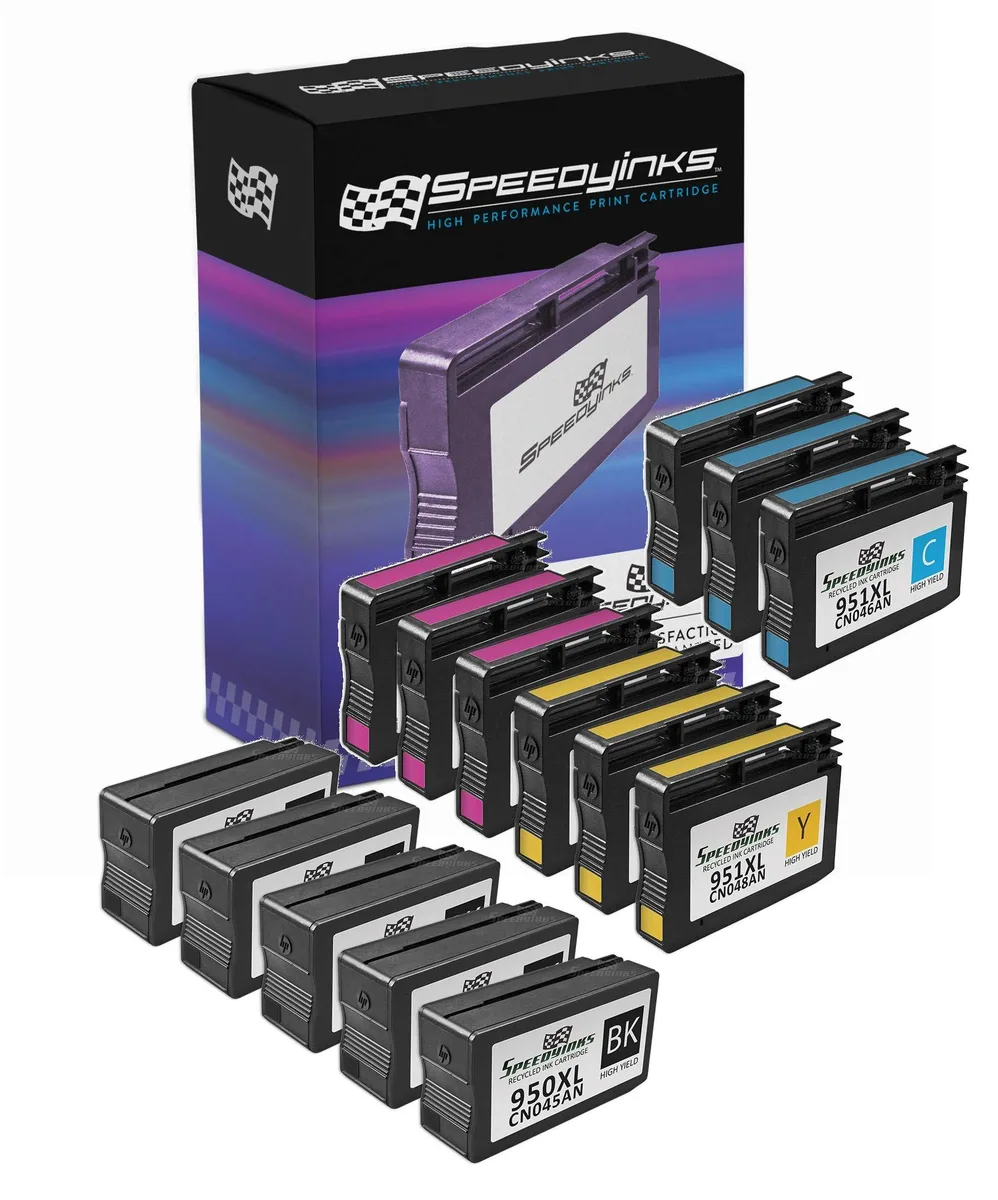 SpeedyInks SpeedyInks Remanufactured Ink Cartridge for HP 950XL 951XL Black 14-Pack — product photo