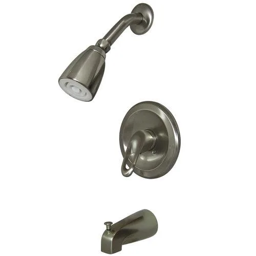 KINGSTON BRASS Kingston Brass KB538LP Tub and Shower Faucet Satin Nickel 2.5 GPM — product photo