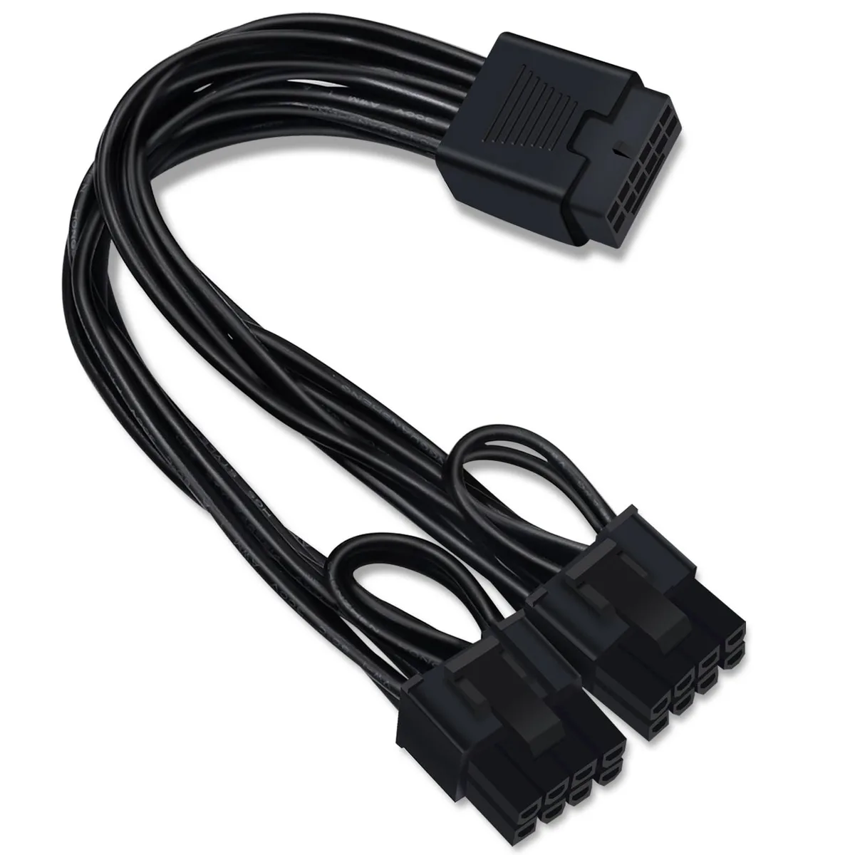  COMeap 12VHPWR Cable Extension 16 Pin Female to Dual 8 Pin Male 7 in 18cm — product photo