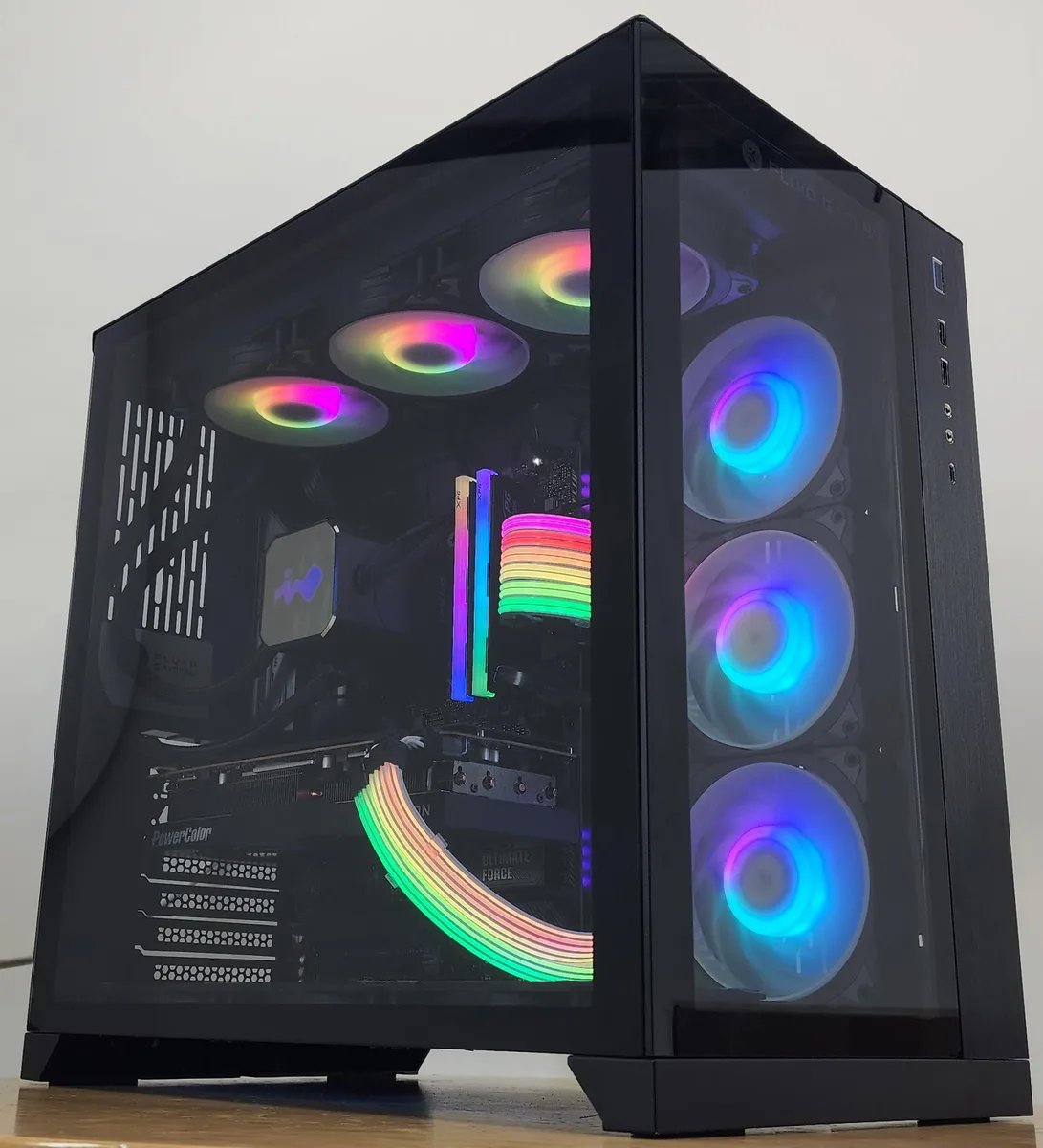 Custom Custom Gaming PC i7-14700KF 32GB DDR5 RX 7800 XT 1TB NVME 360mm AIO — product photo