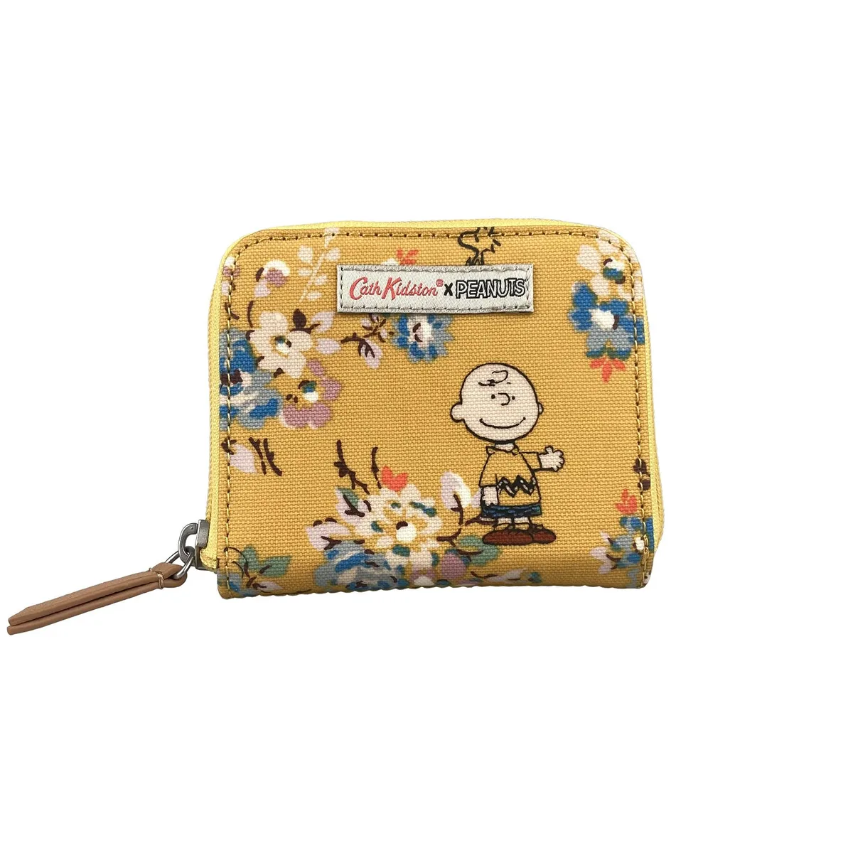 Cath Kidston Cath Kidston Compact Continental Wallet Snoopy Kingswood Rose Mustard Yellow — product photo