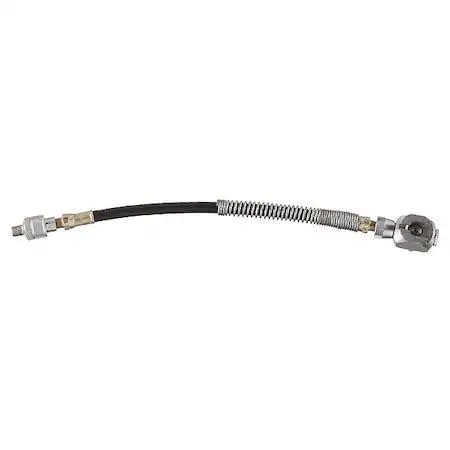 Lincoln 3034 steel coupler hose assembly 12 in length