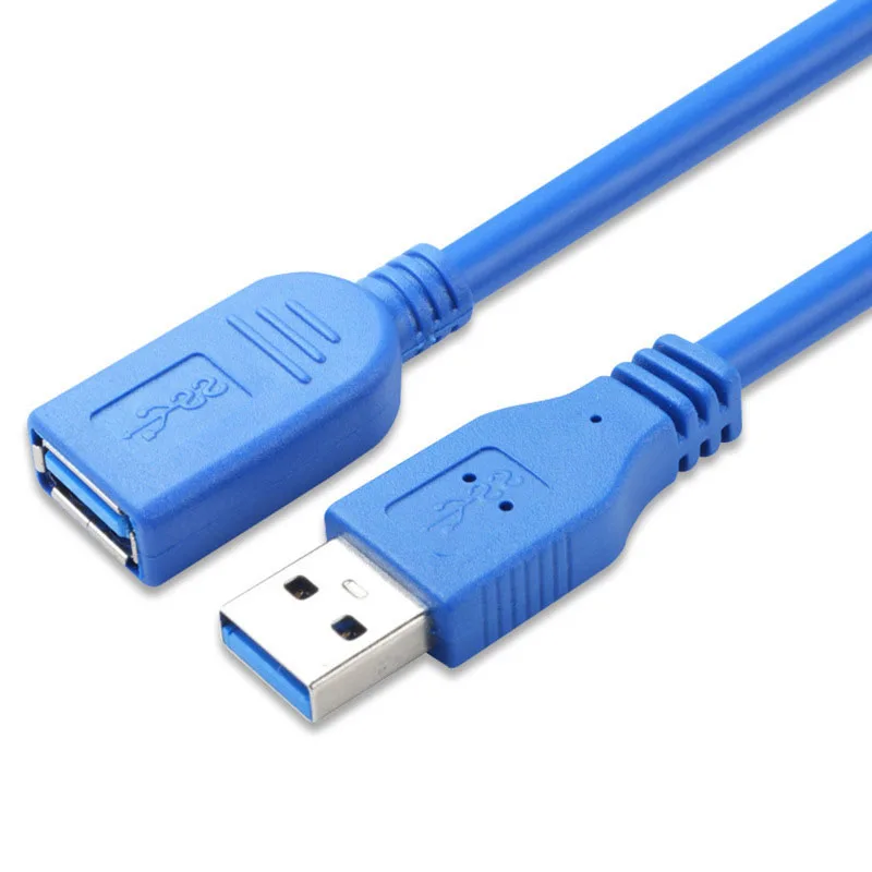 HANNORD HANNORD USB 3.0 Extension Cable 10ft A-Male to A-Female Blue — product photo