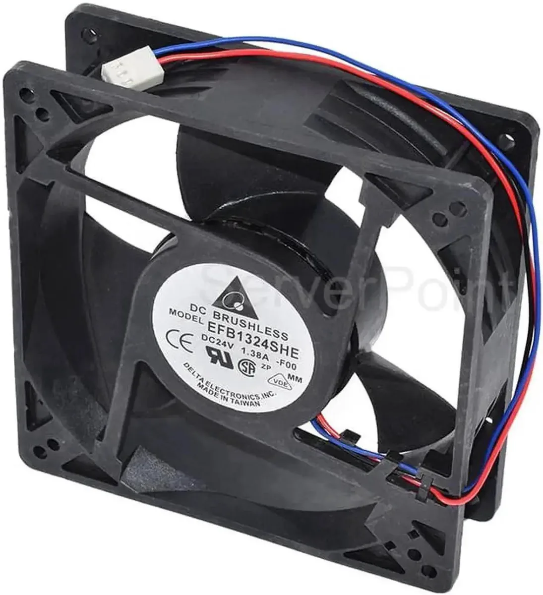 Vszerda Vszerda EFB1324SHE 24V 1.38A 127x127x38mm 3-wire Server Cooler Fan — product photo