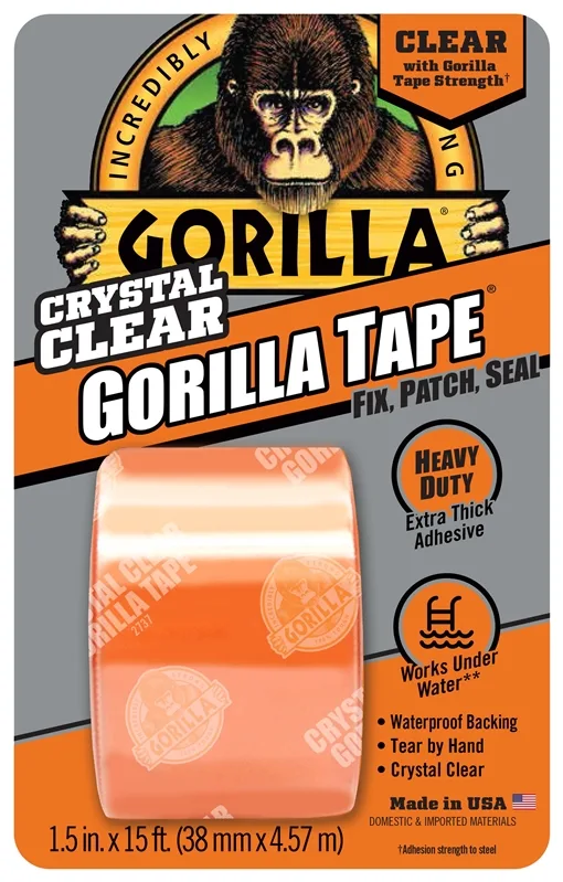 Gorilla Glue Gorilla Glue 6015002 Clear Duct Tape 1.88 in x 5 yd — product photo