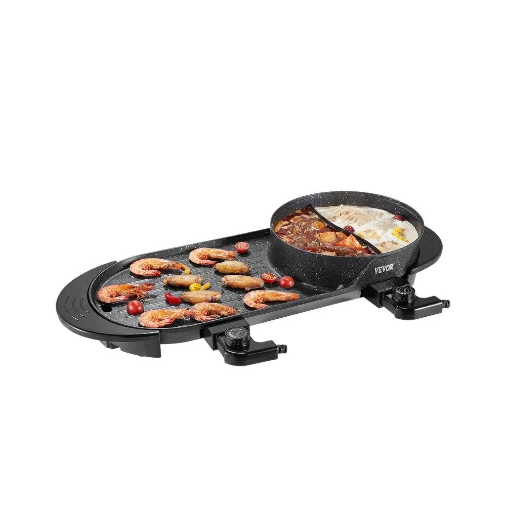 VEVOR VEVOR YS-604 2-in-1 Hot Pot Grill 2200W 2.7L — product photo
