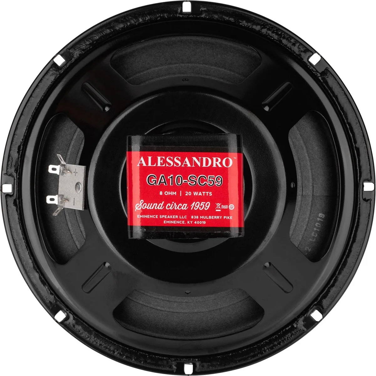 Eminence Eminence GA10SC59 10" Guitar Speaker Driver Alnic — product photo