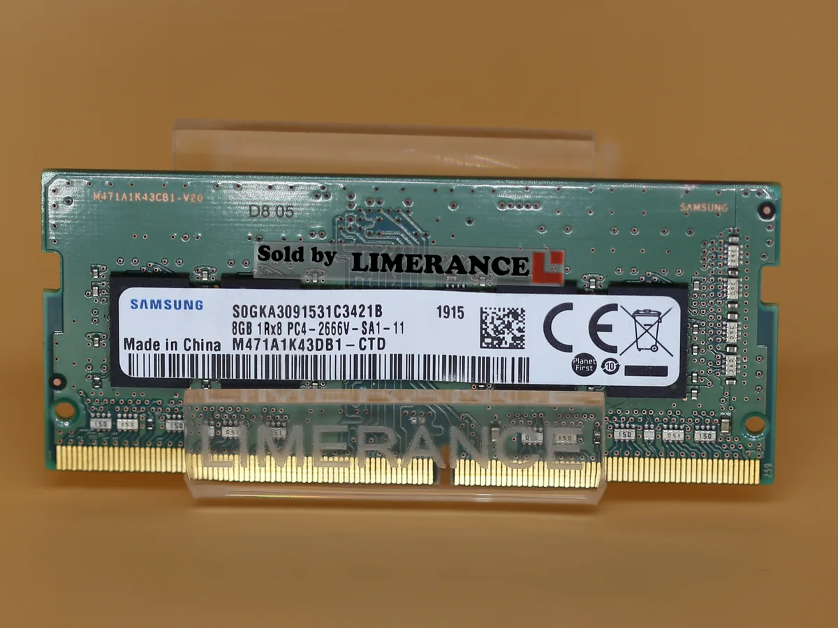 SAMSUNG Samsung 8GB DDR4-2666 SO-DIMM CL19 1.2V 260-Pin M471A1K43DB1-CTD — product photo