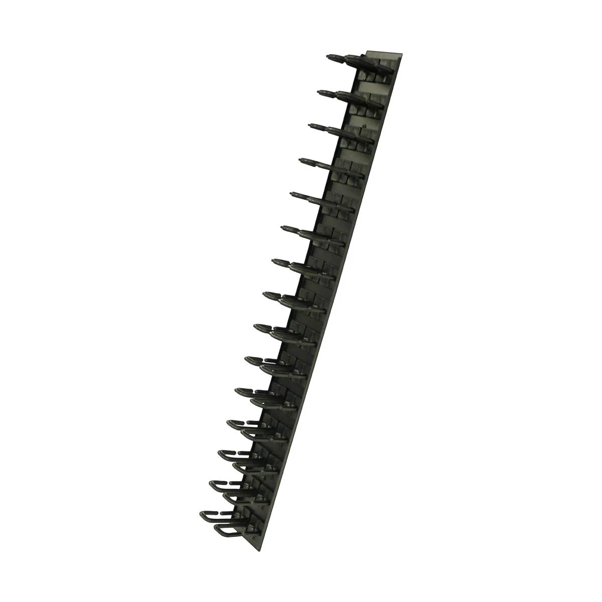 NavePoint NavePoint 2-Channel Tool-less Vertical Cable Manager 34" Black 19" Mount Buttons — product photo