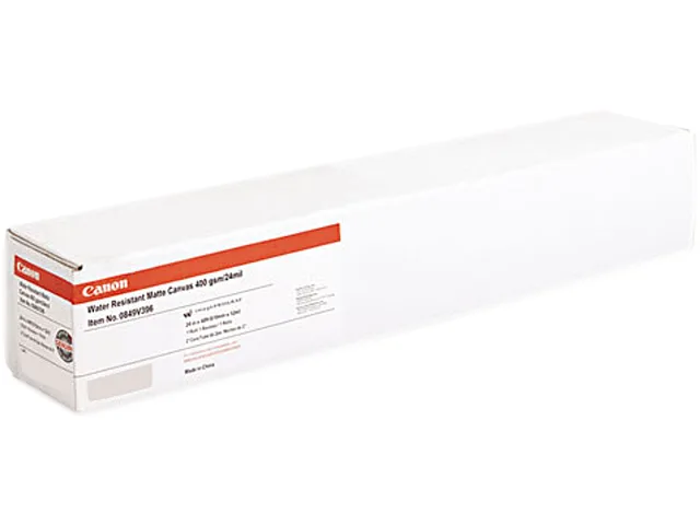 Canon Canon 0849V396 Water-Resistant Matte Canvas Paper 24" x 40' Roll — product photo