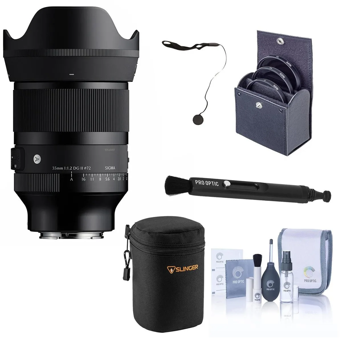 SIGMA SIGMA 35mm f/1.2 DG II Art Lens for Sony E with 72mm Filter Kit — product photo