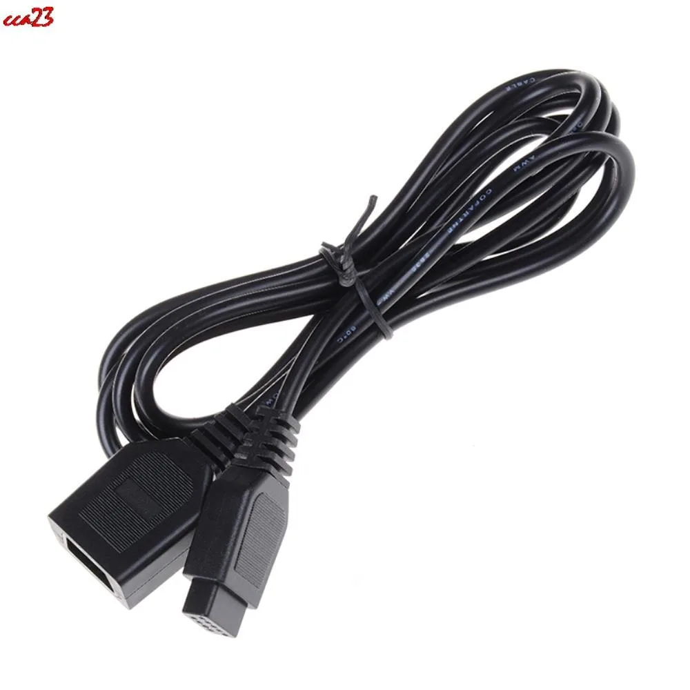 Black 9-pin D-SUB controller extension cable, 6 ft long